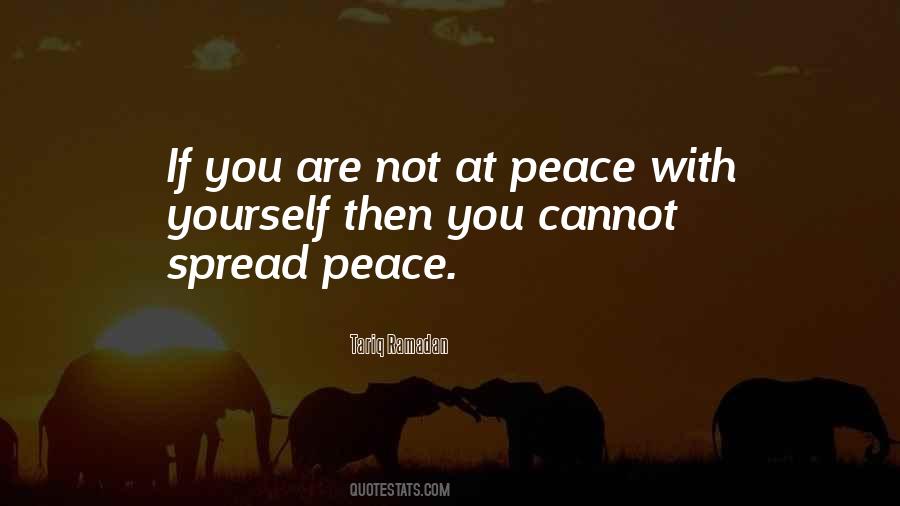 At Peace With Yourself Quotes #34773