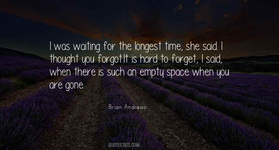 Quotes About Empty Space #1015274