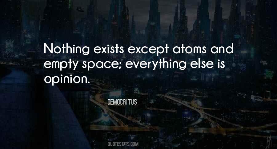 Quotes About Empty Space #1341602