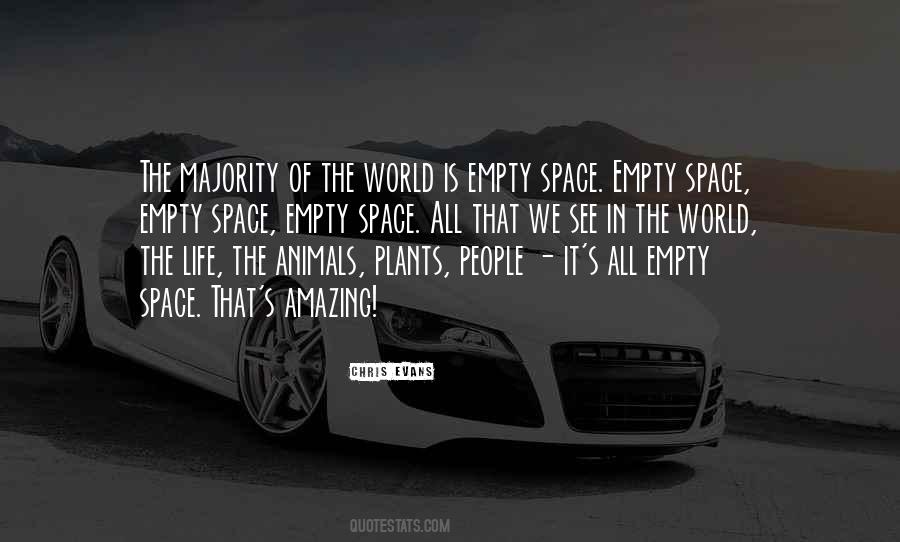 Quotes About Empty Space #1424614