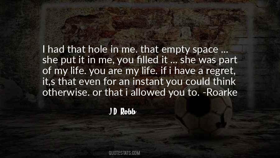 Quotes About Empty Space #1830308