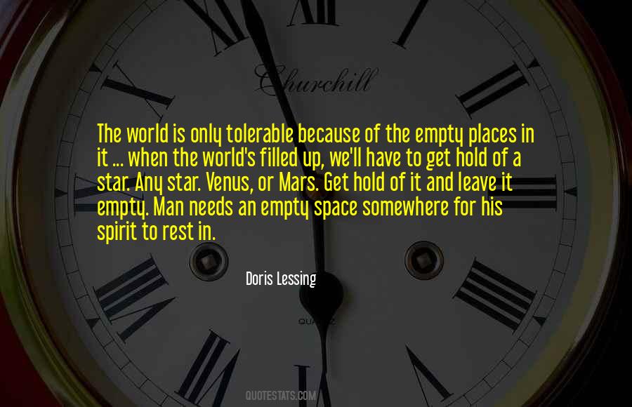 Quotes About Empty Space #1842065