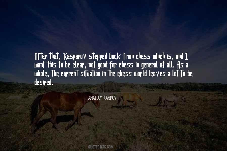 Karpov Chess Quotes #1284706