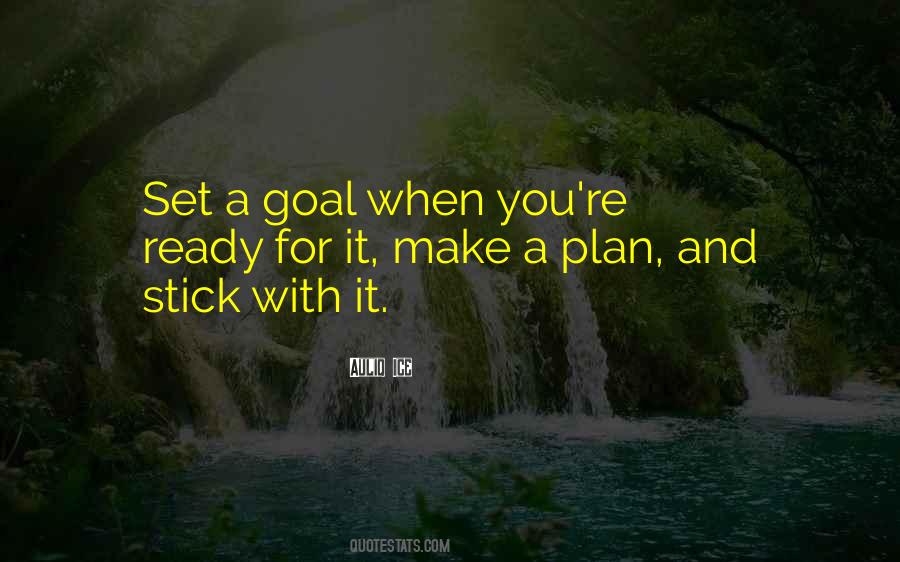 Make Plans Quotes #12682
