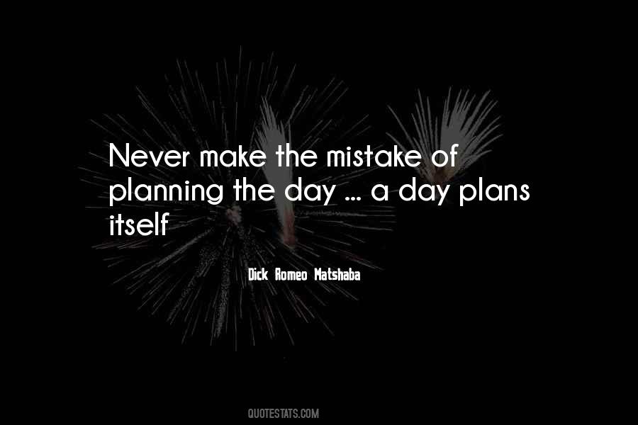 Make Plans Quotes #53537