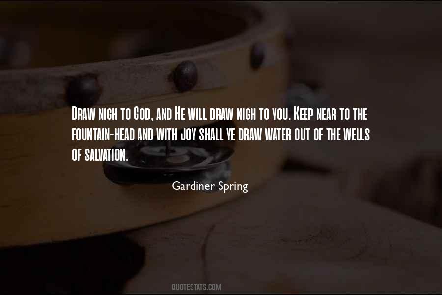 Fountain Of Water Quotes #1563092