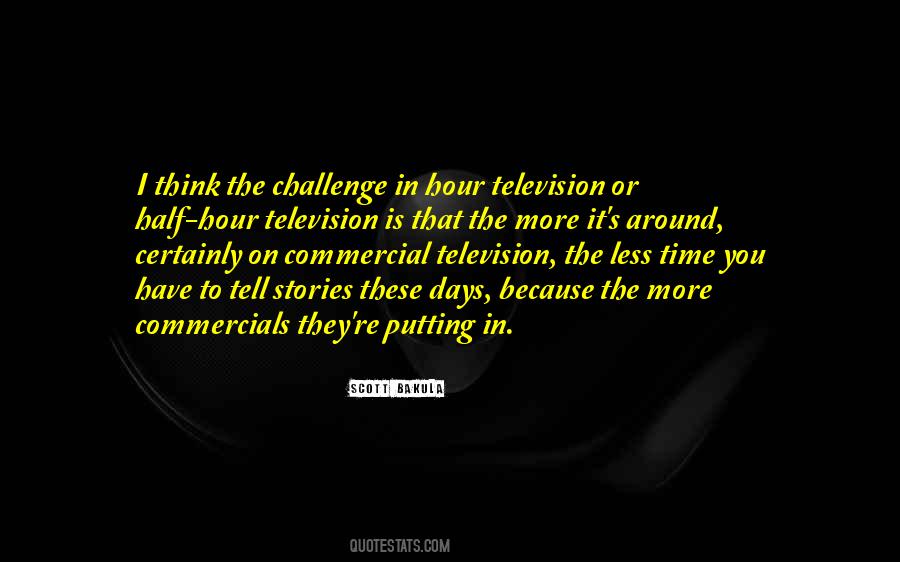 Quotes About Television Commercials #538988