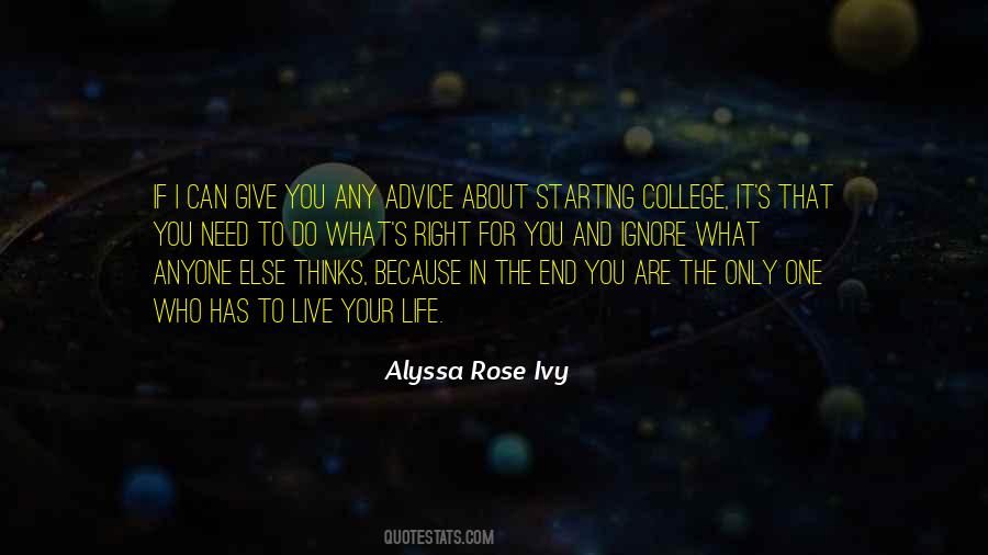 Quotes About College Life #183041