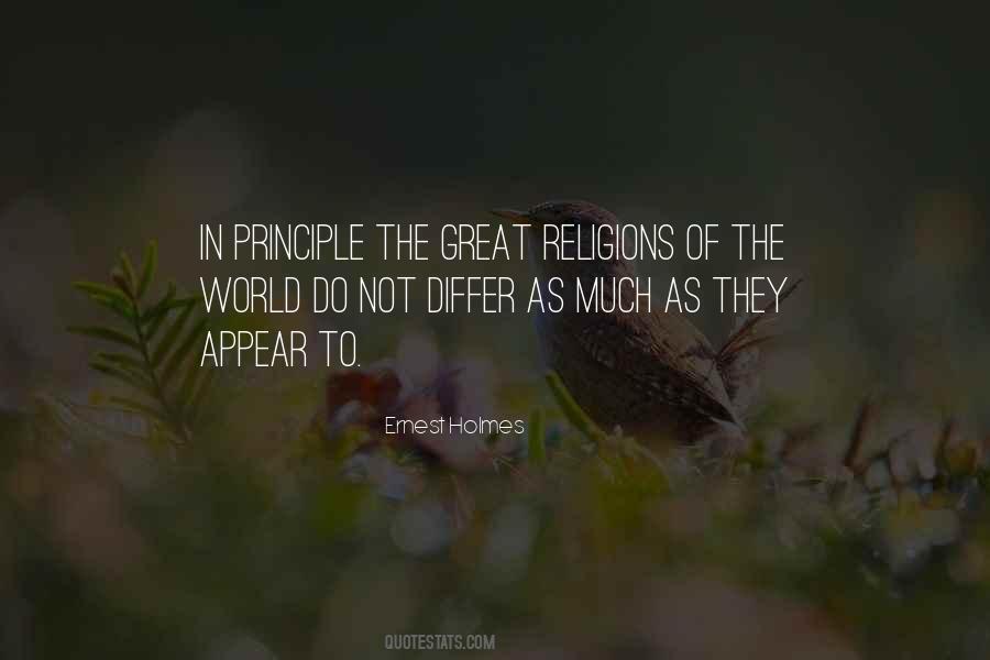 Religions Of The World Quotes #1423474