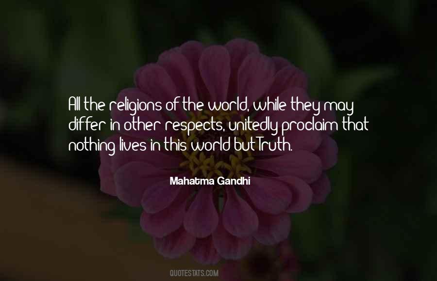 Religions Of The World Quotes #394356