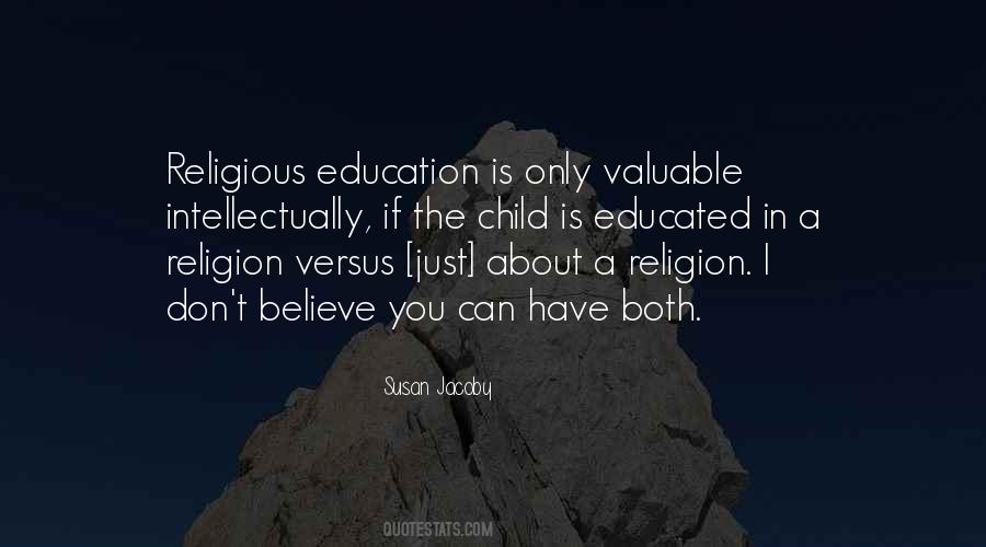 Quotes About Religious Education #1182901