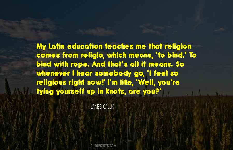 Quotes About Religious Education #1562