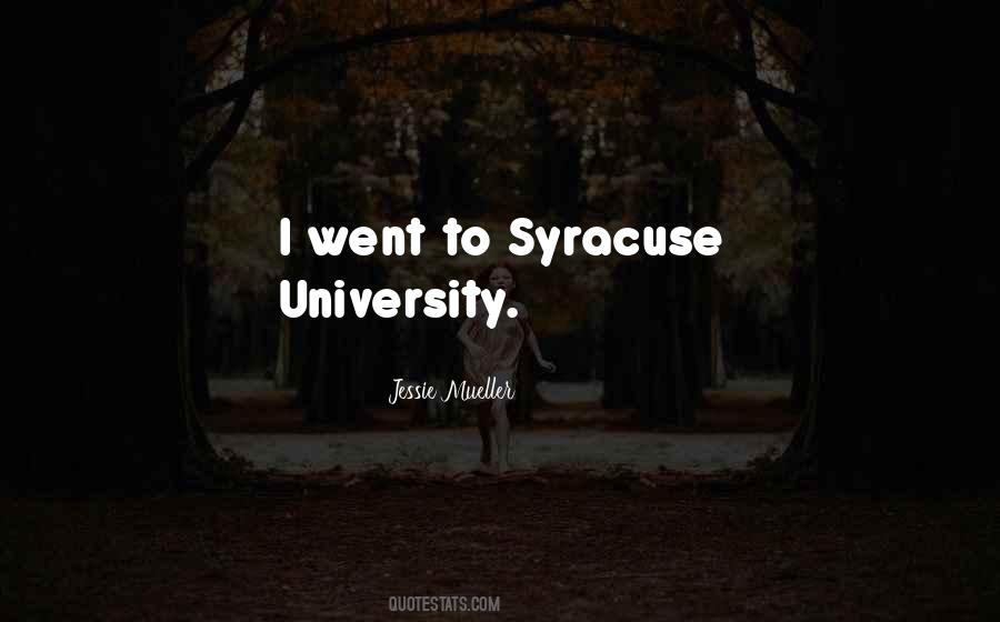 Quotes About Syracuse #1678700