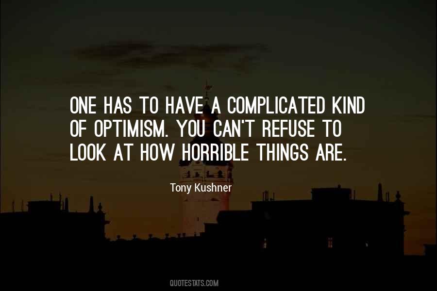Horrible Things Quotes #108537
