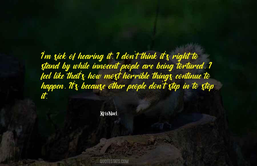 Horrible Things Quotes #1150878