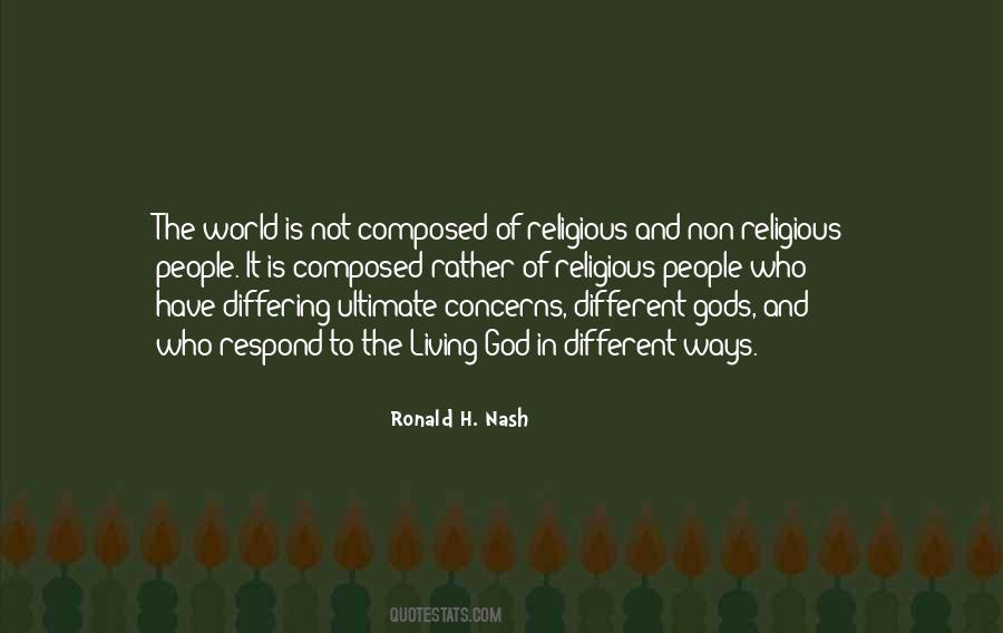Quotes About Religious Different #1840741