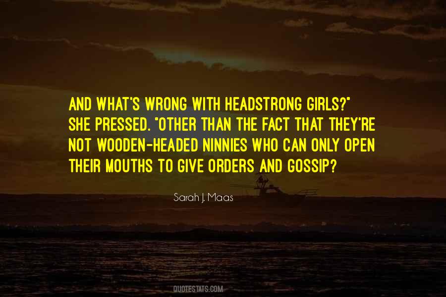 Wooden Headed Quotes #405549
