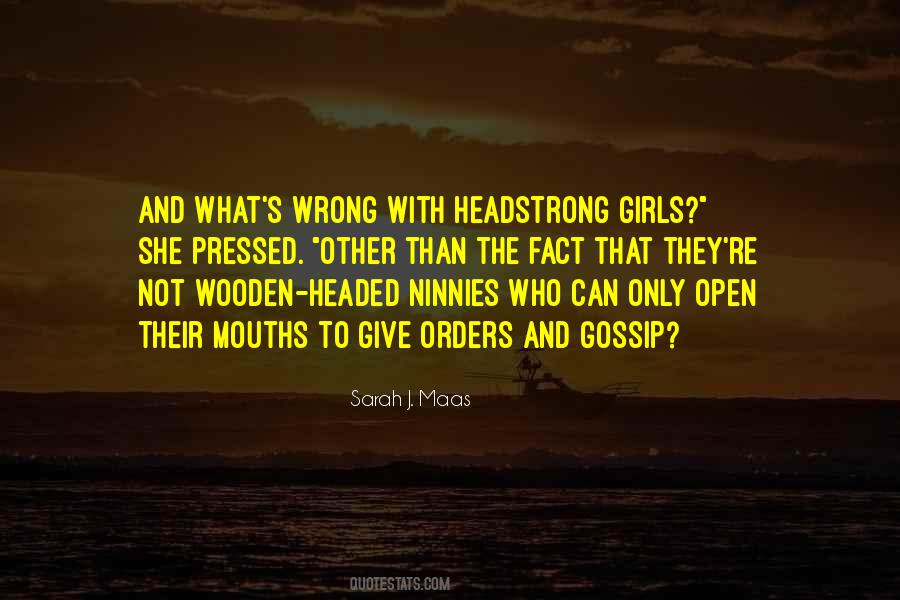 Wooden Headed Quotes #405549