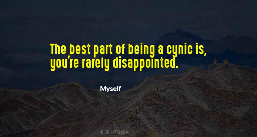 Being Disappointed Quotes #108082