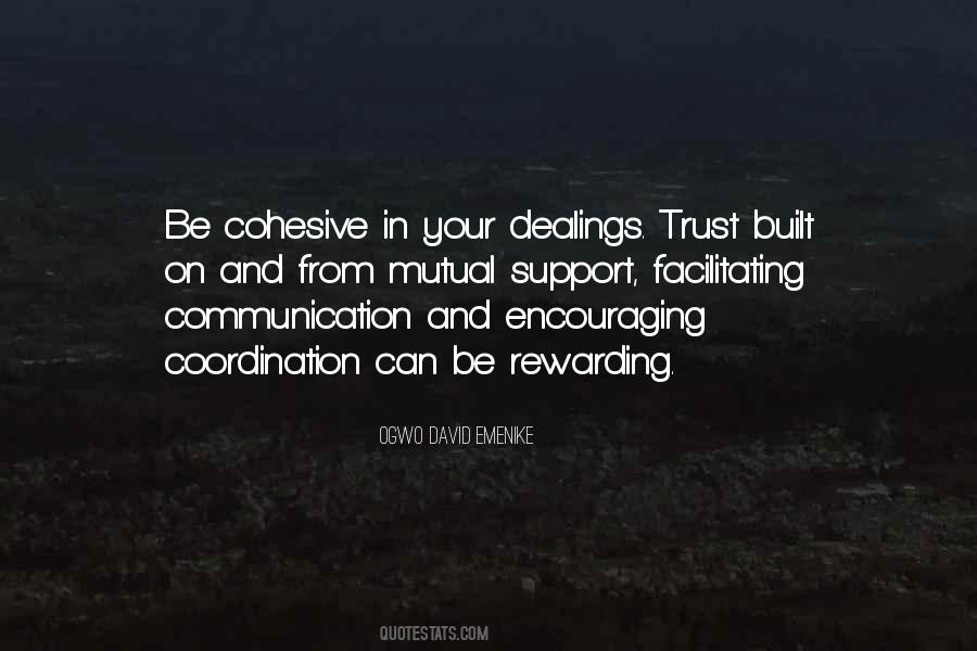 Quotes About Coordination #153421