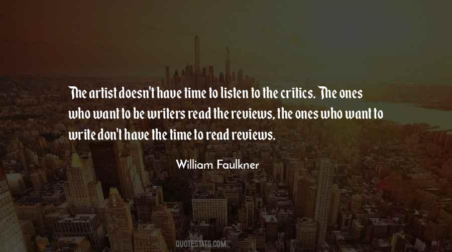 Quotes About Writers And Critics #1177658