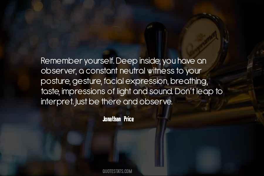 Just Observe Quotes #738789
