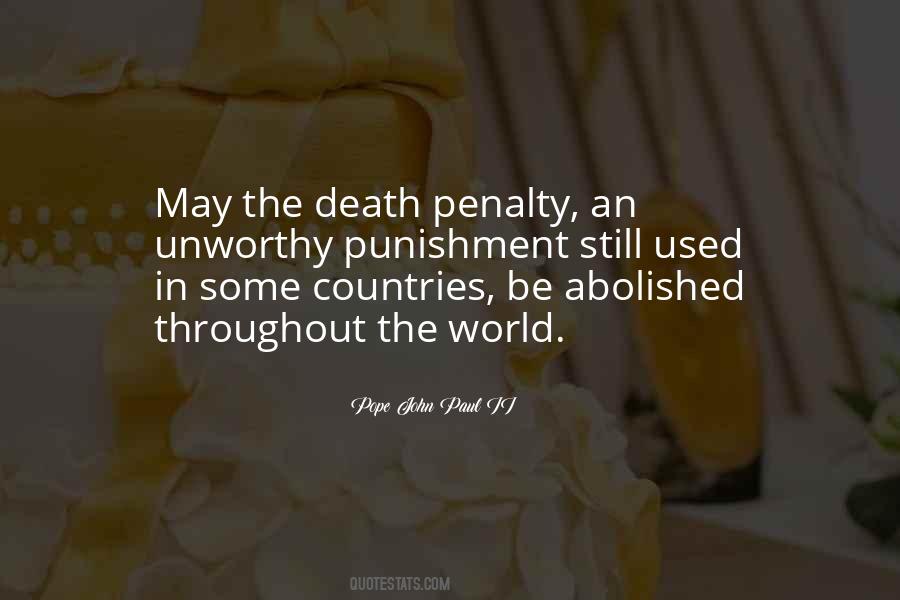 Quotes About Death Penalty #1064085