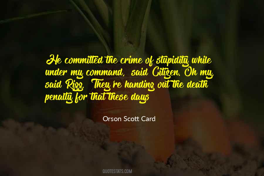 Quotes About Death Penalty #1551974