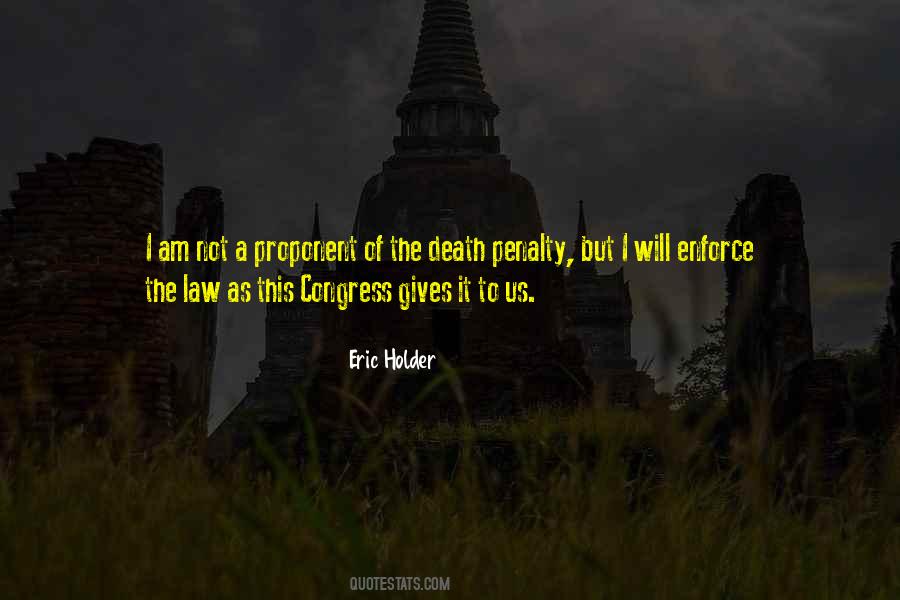 Quotes About Death Penalty #1708598