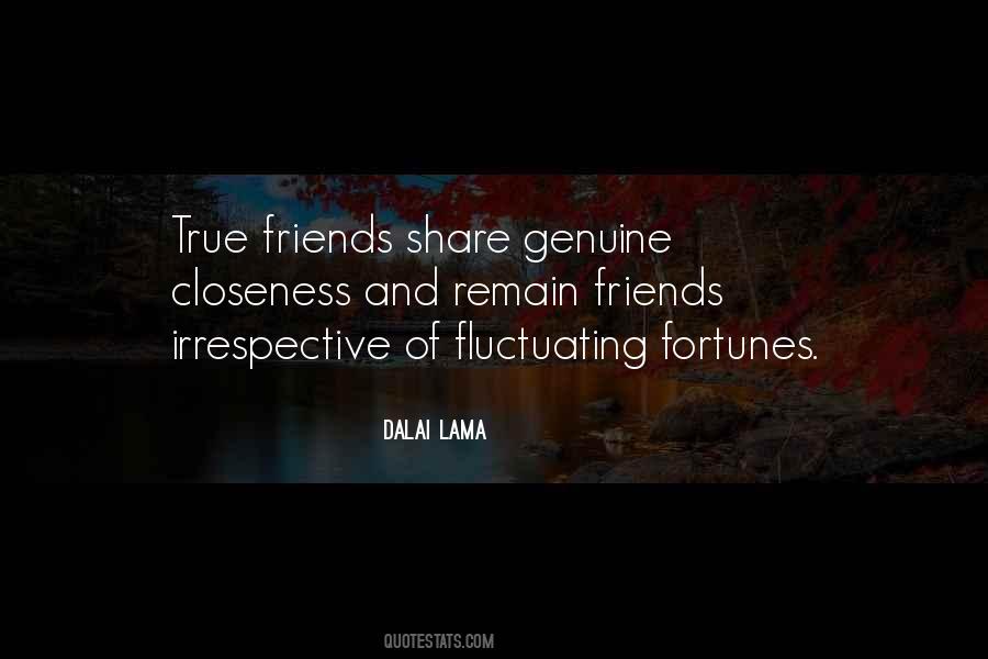 Quotes About Genuine Friends #1740536