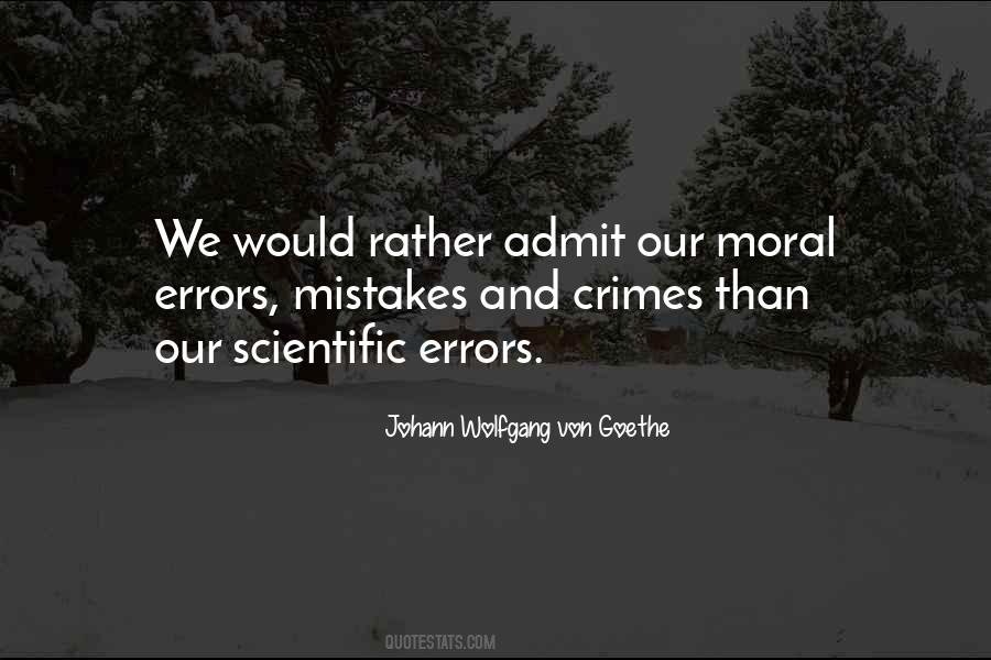 Quotes About Scientific Errors #1089859