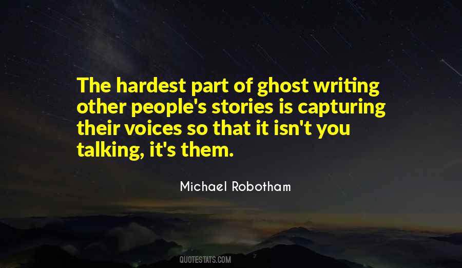 Quotes About Ghost Stories #1828478