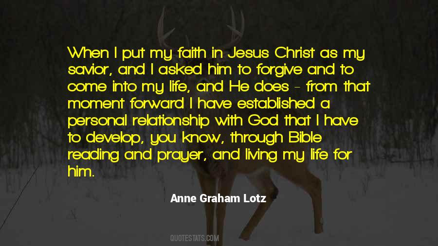 Quotes About Personal Relationship With Christ #92849