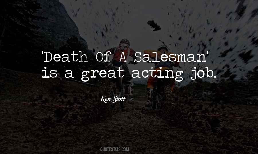 A Great Salesman Quotes #116150