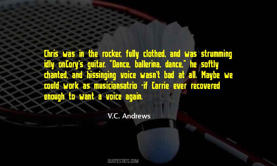 Quotes About Singing Voice #157764