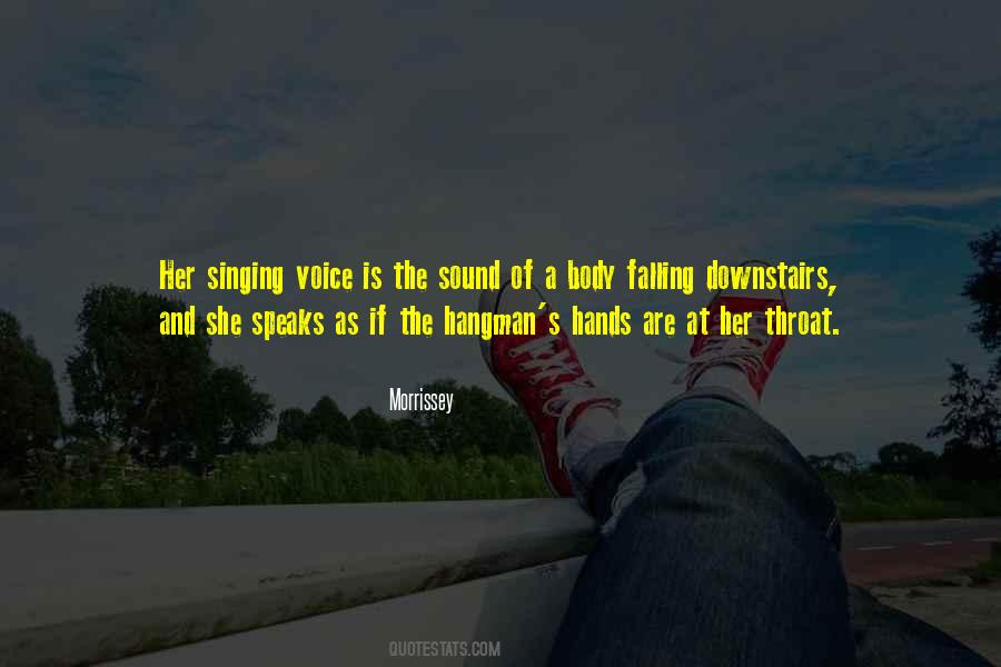 Quotes About Singing Voice #1726206