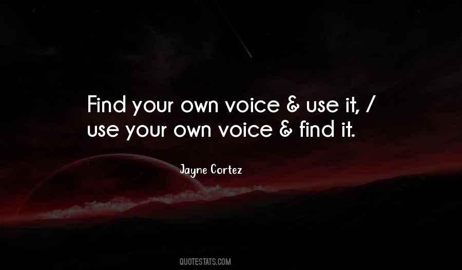 Quotes About Singing Voice #287639
