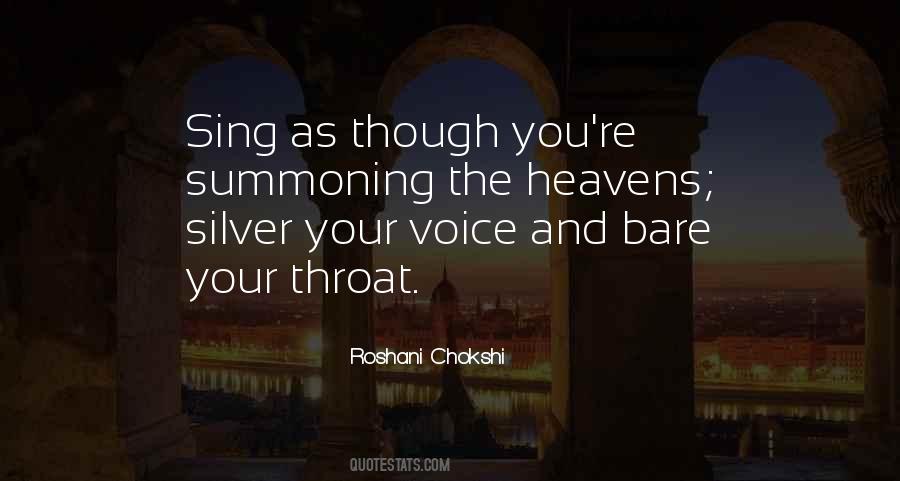 Quotes About Singing Voice #332873