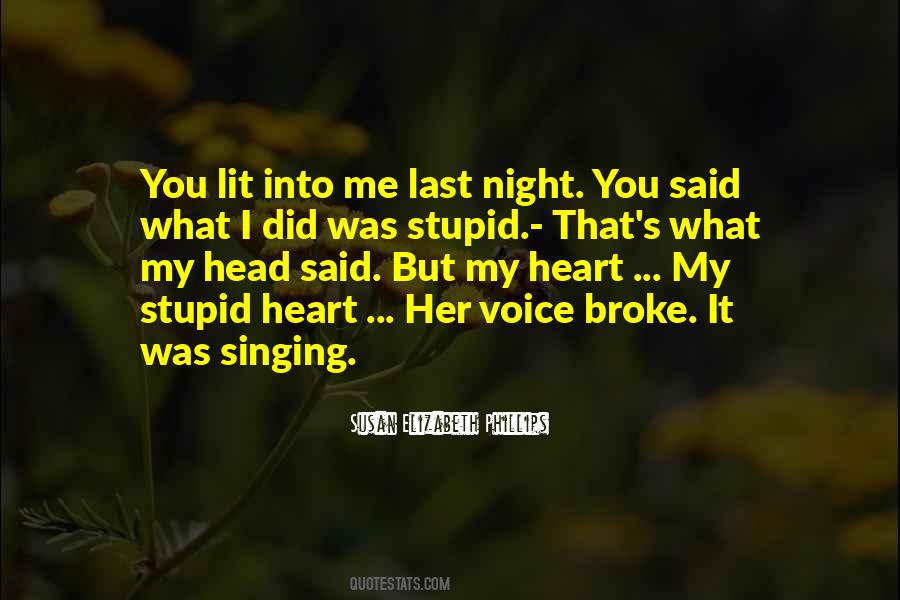 Quotes About Singing Voice #345886