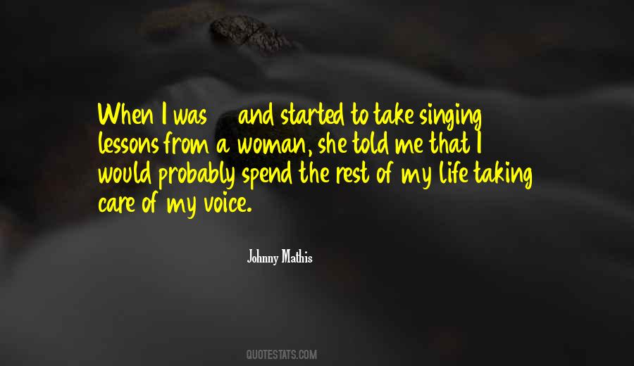 Quotes About Singing Voice #388846
