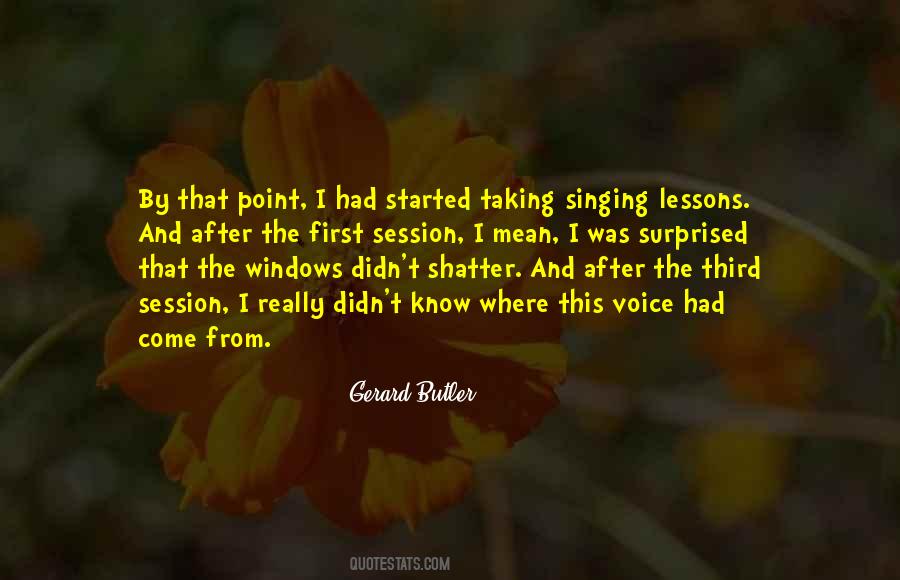 Quotes About Singing Voice #525370
