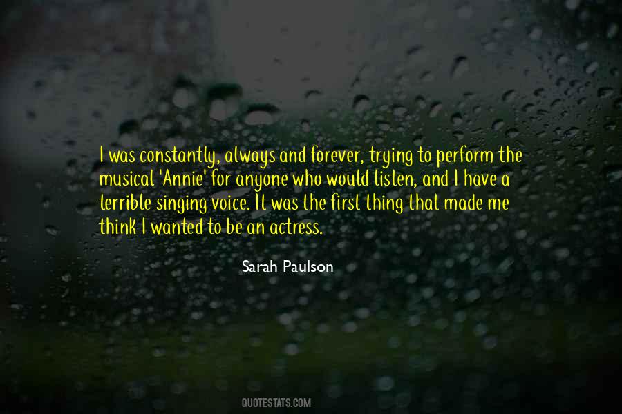 Quotes About Singing Voice #554392