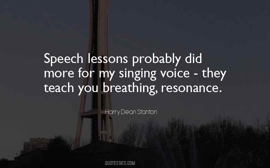 Quotes About Singing Voice #684071
