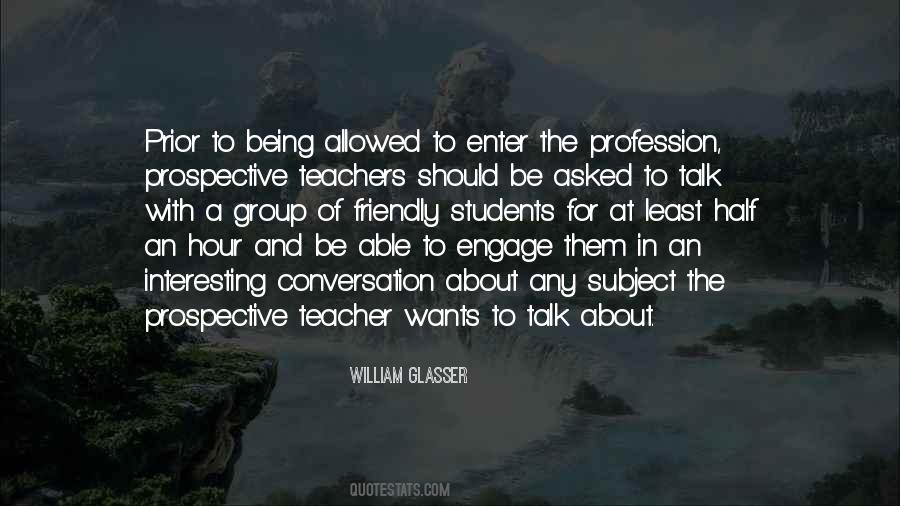 Teacher Profession Quotes #1435878