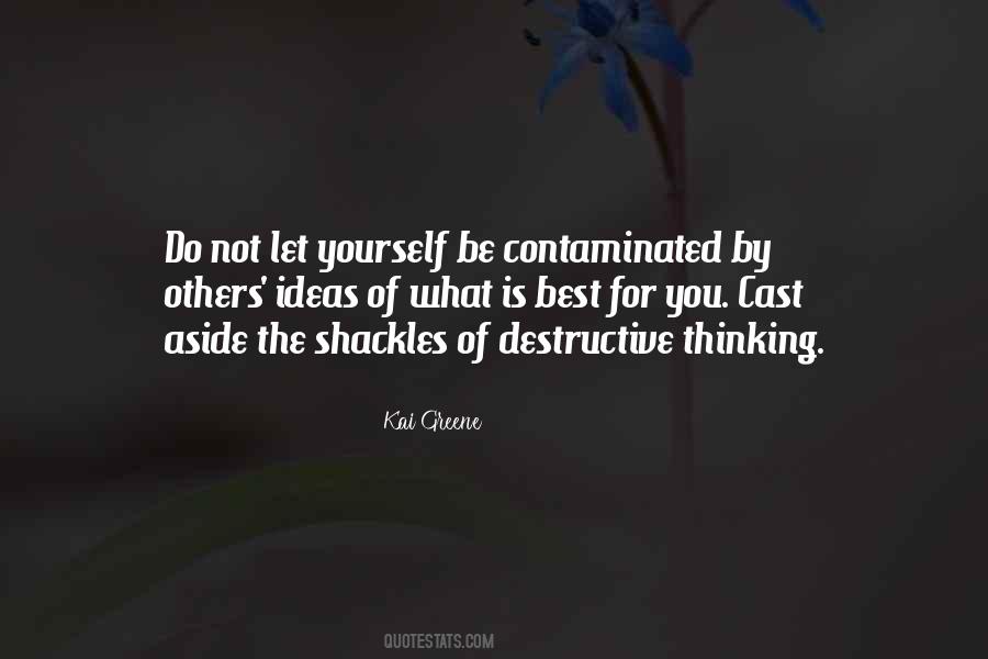 Quotes About Not Thinking For Yourself #185798