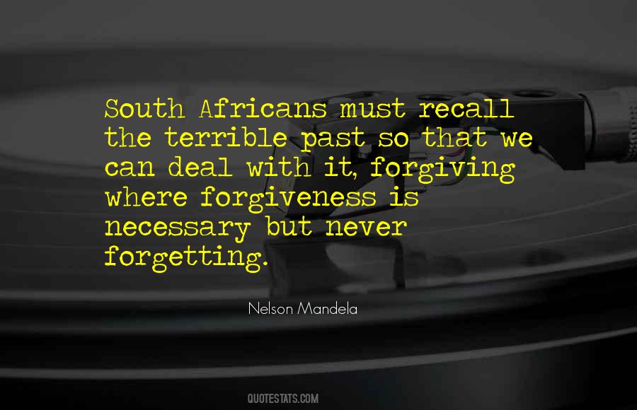 Quotes About Forgetting Past #274455