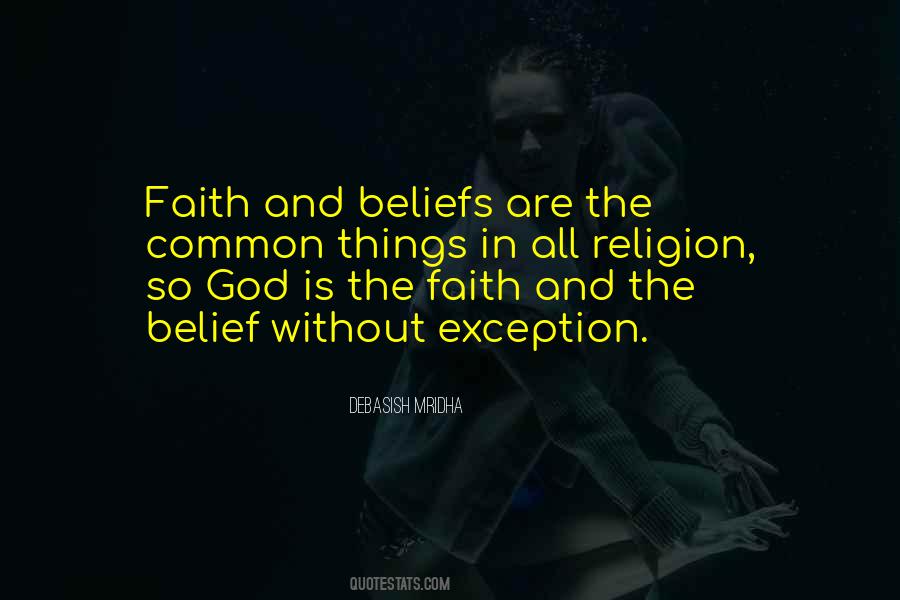 Quotes About Religion Beliefs #343080