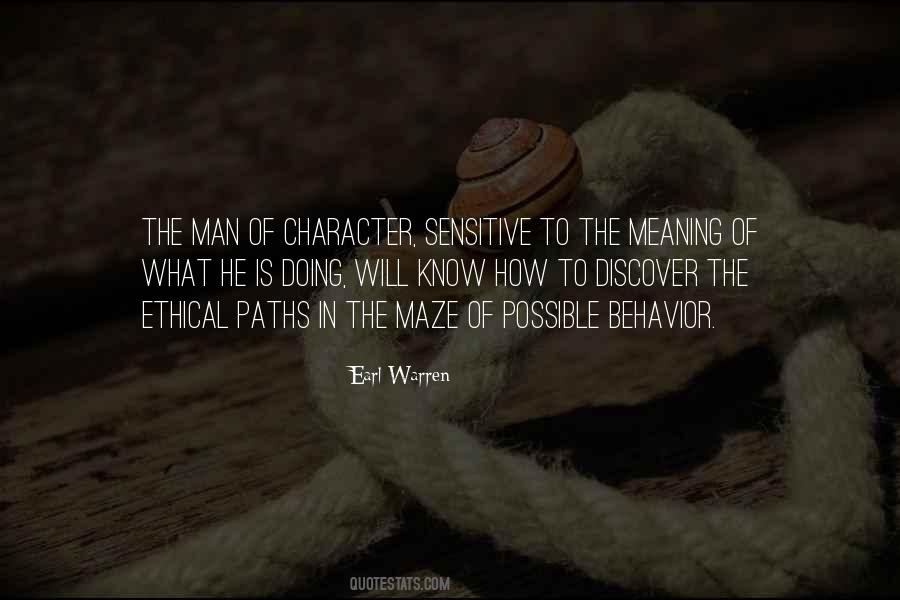 Quotes About Man Of Character #11377