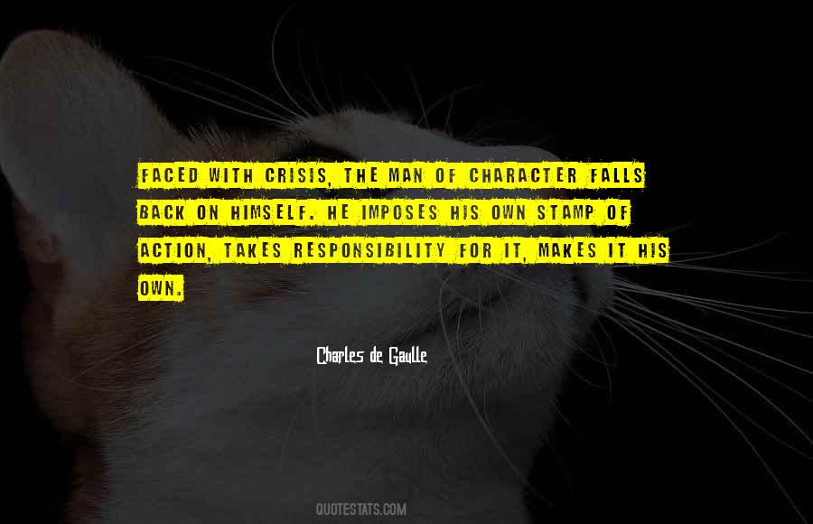 Quotes About Man Of Character #1298658