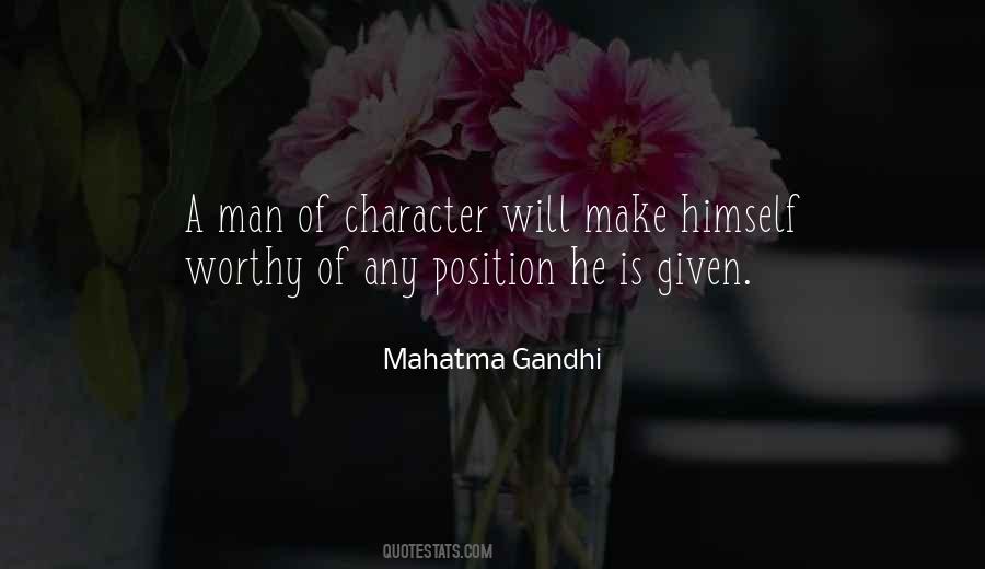 Quotes About Man Of Character #1856889